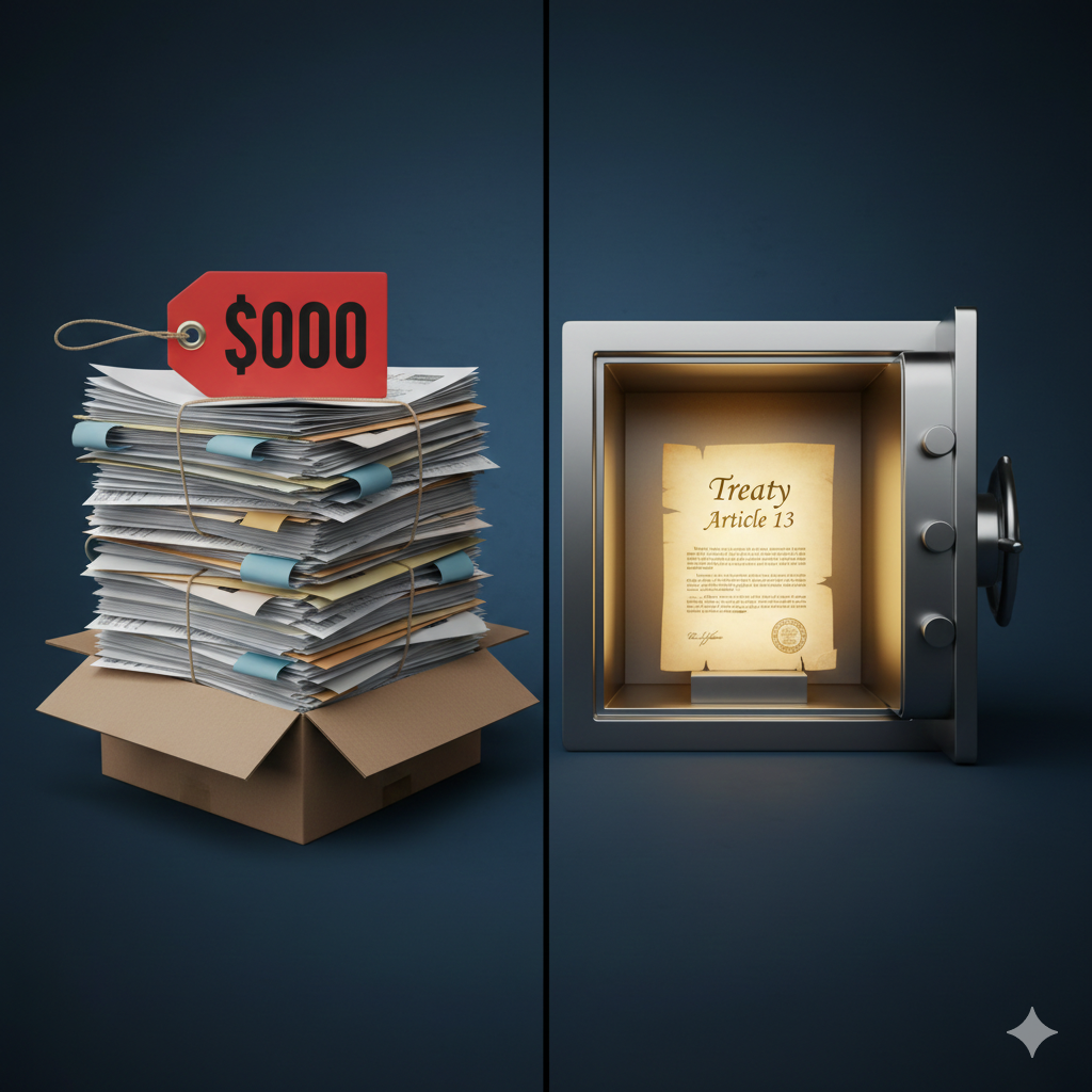 Zero-Tax Equity Transfers: Leveraging Article 13 of the China-Russia Tax Treaty